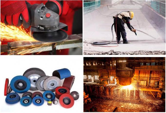 OEM Wysoka czystość 98,8 % Al2O3 Środki do wybuchu proszku biała alumina stopiona dla przemysłu ogniotrwałego ścieraczy 3