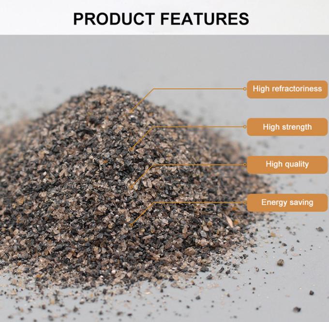 56-58% Al2o3 Ognioodporny Andalusyt Cena 0-1mm 1-3mm 200 mesh Ognioodporne surowce 1