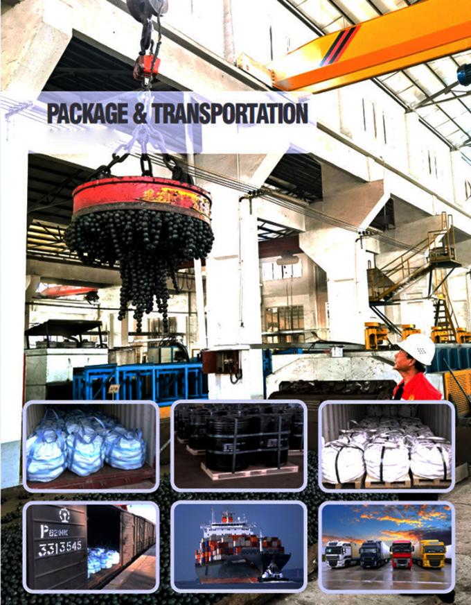 Ceny fabryczne 30mm 50mm 100mm Szlifowanie kul górniczych Szlifowane kulki stalowe do młyna kulkowego 4