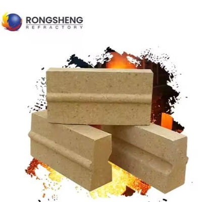 T39 Wysokiej Alumina Cegła W kształcie aluminiowej ogniotrwałe cegły Ogrzeń o wysokiej temperaturze Materiał ogniotrwały