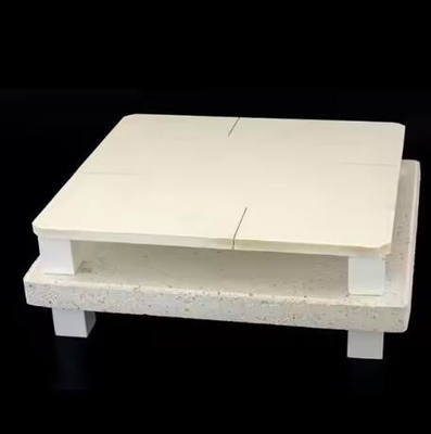 Wysokotemperaturowa płytka ceramiczna Cordierite Mullite Refractory Ceramic Mullite Cordierite Slab For Furnace Furniture