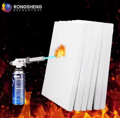 Chiny Polikrystaliczne Płyty z Włókna Mullitowego 1600C 1800C Płyta z Włókna Ceramicznego Mullitowego Wykładzina Pieca Izolacyjna
