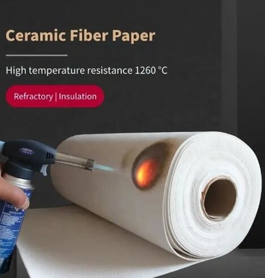 Wyposażenie fabryczne 2 mm 10 mm Materiał ogniotrwały Ceramic Fiber Wool Gasket 1260c Izolacja Termiczna Ceramic Fiber Paper