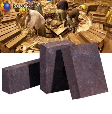 Bezpośrednie wiązanie/półpłynne/płynne cegły ogniotrwałe z magnezu chromowego do pieca do topnienia o wysokiej temperaturze