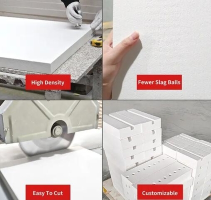 1260 Płyty ogniotrwałe z włókien ceramicznych, izolacja cieplna, płyty silikatowe z aluminium do pieców przemysłowych