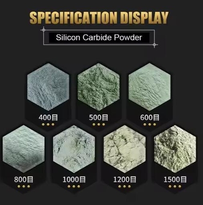 Wysokiej czystości 99% Sic Powder 16#~2000# Refraktoryczny zielony węglik krzemowy do ścierania i piaszczeniowania
