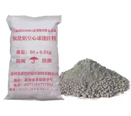 Piece wysokotemperaturowe Alumina izolacyjna Wlewy lekkiej wagi Alumina bąbelkowa Wlewy ogniotrwałe Wlewy