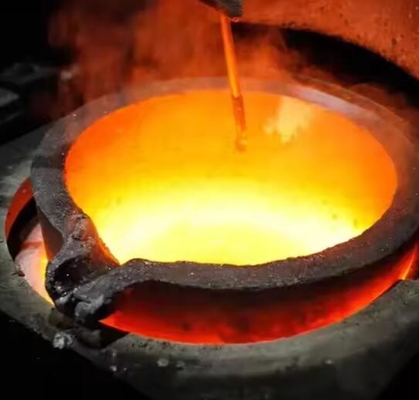 Indukcyjny pieczar Sic Saggar Karbid Silikonowy Grafit Do topienia miedzi Aluminium Złoto