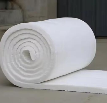 Materiał izolacyjny do pieca 1260 Koce z włókien ceramicznych 128 kg/m3 160 kg/m3 Koce z włókien silikatowych aluminium