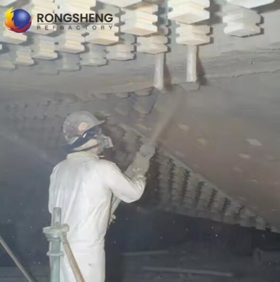1800C Wytrzymałość Alumina Strzelnicza mieszanka materiał ogniotrwały dla podszewki EAF z odpornością na uderzenia cieplne