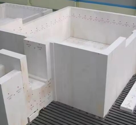 Ceny fabryczne Wlewane Zirkonia Corundum Cegła Azs Cegły ogniotrwałe Do Pieca Szklane