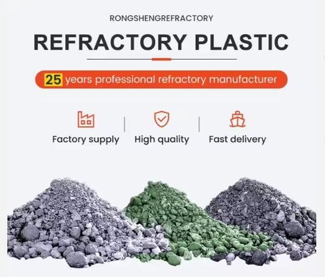 Wysoki poziom aluminy ceramicznych plastikowych ogniotrwałych zaprawy granitowej cyrkon chromowy korundum odporny na zużycie plastikowe ogniotrwałe zaprawy do gorących wysokiego pieców