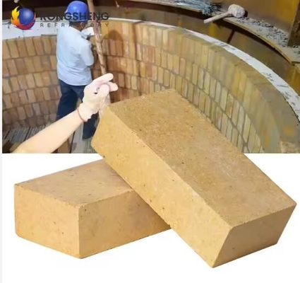 T39 Wysokiej Alumina Cegła W kształcie aluminiowej ogniotrwałe cegły Ogrzeń o wysokiej temperaturze Materiał ogniotrwały