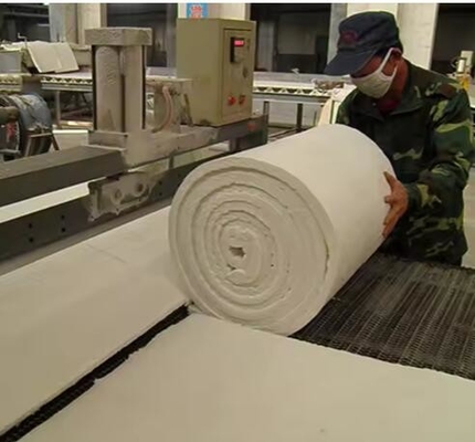 Wysokotemperaturowa izolacja włókna ceramicznego wełny Produkty z włókien ceramicznych silikatowego aluminium na zamówienie