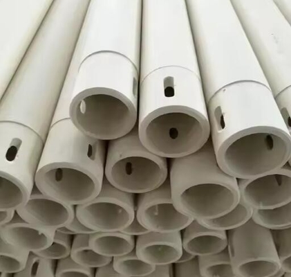Wysokiej temperatury 99% Al2o3 Refractory Ceramic Tube Pipe Alumina Ceramic Roller For Ceramic Oven
