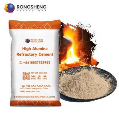 Ogniotrwały cement glinowy wapniowy Ca50 Ca60 Ca70 C80 Wysokoglinowy cement ogniotrwały do masy ogniotrwałej