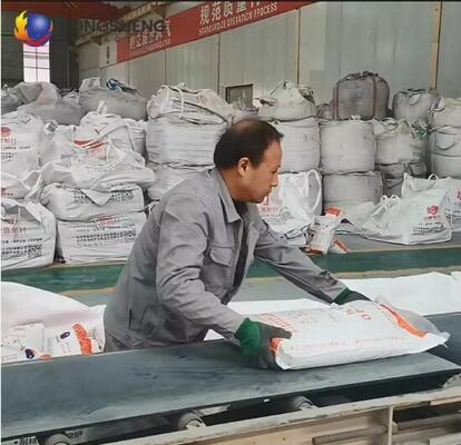 Włókno do obróbki ogniotrwałych materiałów strzelniczych na bazie magnezu