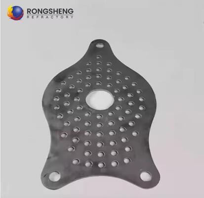 Rongsheng Refractory Nitride Bonded Silicon Carbide Kiln Furniture SiC Ceramic Slabs Aluminium Silicon Carbide Composite Plate