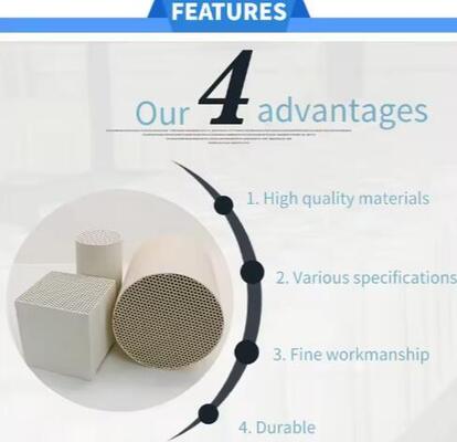 Rongsheng High Performance Alumina Cordierite Mullite Corundum Honeycomb Ceramic Regenerator dla pieca regeneracyjnego ogrzewania