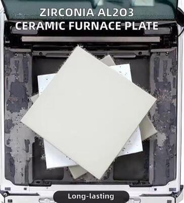 Płyta ceramiczna z tlenku cyrkonu Al2O3 do pieca wysokotemperaturowego, przemysłowe zastosowania ceramiczne, niestandardowe cięcie i gięcie