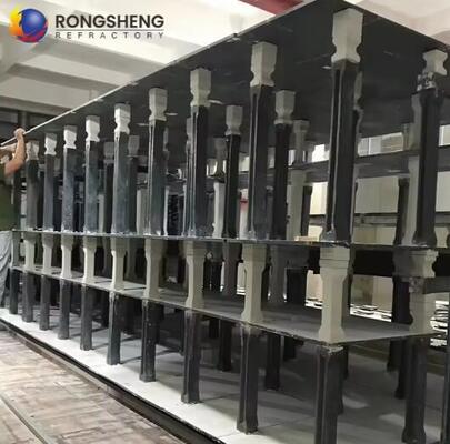 Niestandardowe płyty z węglika krzemu okrągłe kwadratowe SIC, SSSIC, RBSIC płyta półki pieca z węglika krzemu wiązanego azotkiem do pieca ceramicznego