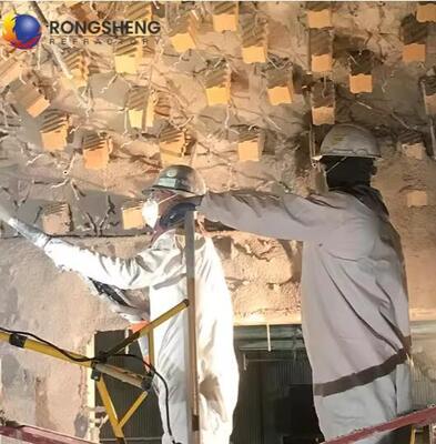 Industrial Furnace Refractory Gunning Materials Alumina Magnesia Gunning Mix For Boiler And Kiln Unshaped Refractory