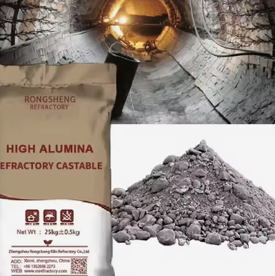 Wysoka odporność na erozję 65% 75% Al2o3 Niski poziom cementu Wylęgowy wysokiej aluminiowej ogniotrwałe materiały wyściółkowe do elektrycznych pieców łukowych