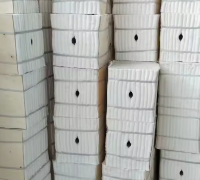 1260C 1430C Składany blok z włókna ceramicznego ognioodpornego, moduł ceramiczny z krzemianu glinu do pieca wysokotemperaturowego