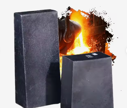 Rongsheng ogniotrwałe cegły węglowe magnezyjne wysokiej temperatury 1800°C cegły węglowe magnezyjne dla Eaf i konwerter