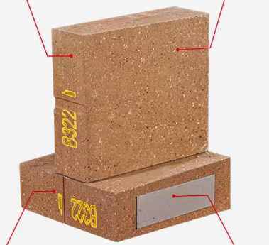 Cegła szamotowa Rongsheng z magnezu i żelaza, wysoka ogniotrwałość 1800℃, cegły spinelu magnezowo-aluminiowe do pieca cementowego