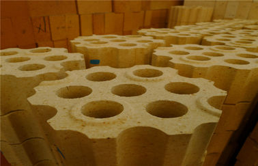 Hot Blast Furnace / Stove High Alumina Ognioodporne Brick Checker Insulated Fire Brick