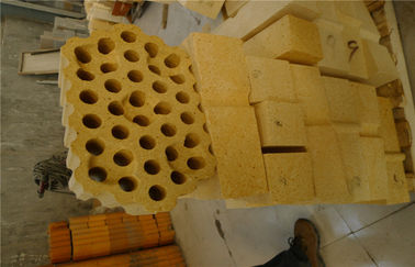 Hot Blast Furnace / Stove High Alumina Ognioodporne Brick Checker Insulated Fire Brick