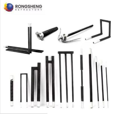 Wysokotemperaturowy element grzejny z węglika krzemu typu U, W, H, spiralny, prosty, pręt grzejny Sic do pieca spiekania