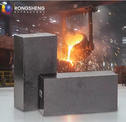 Rongsheng wysokotemperaturowe aluminiowe magnezyjne węglowe ogniotrwałe cegły do pieca indukcyjnego